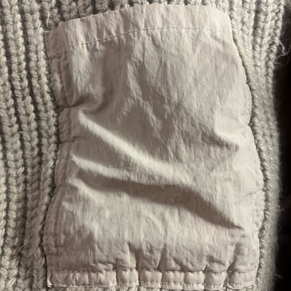 Zara Cream Crew Neck Sweater Cozy Knit - Picture 5 of 5